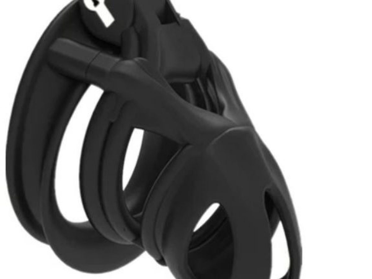 Cage De Chasteté Cobra Noire - 10 X 4 Cm - ABS - Pour Jeux Fétichistes SM