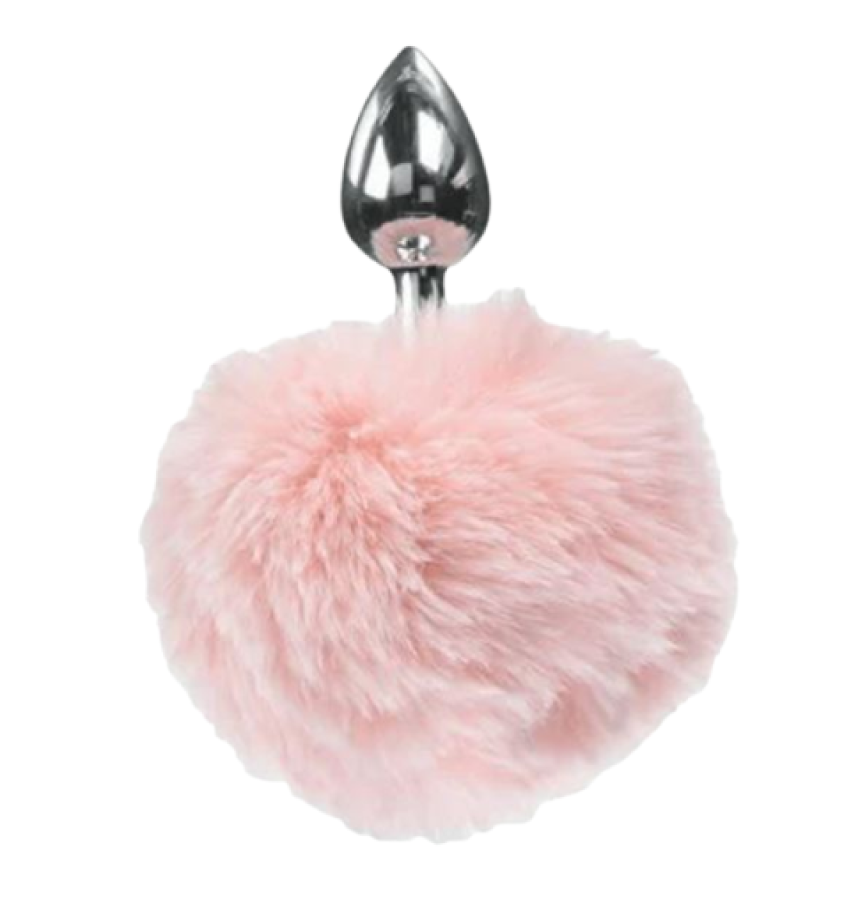 plug anal lapin Fluffy Twist M Plug Anal en Métal Queue de Lapin