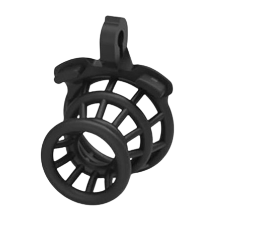 Cage à pénis plastique l'Entonnoir noir