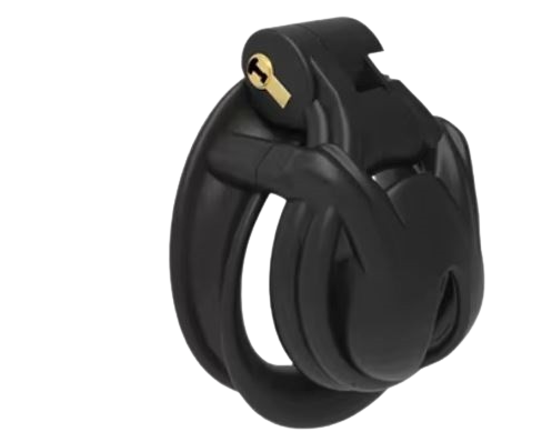 Cage chasteté plastique La Mini Noire