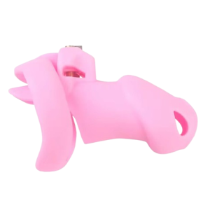 Cage chasteté plastique La Rose Bonbon