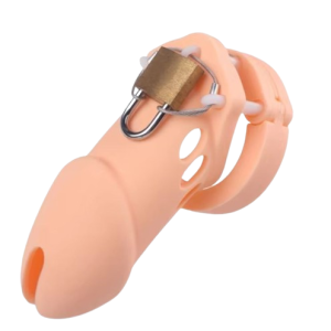 Cage de chasteté silicone Le Grand Marron