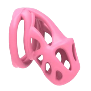 Cage de chasteté plastique La Grande Rose