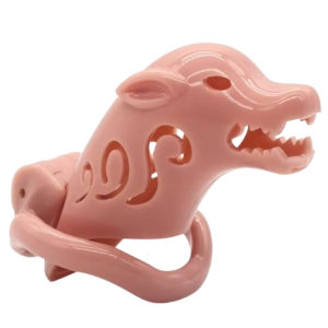 Cage de chasteté plastique Le Loup