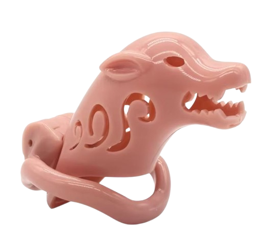 Cage de chasteté plastique Le Loup