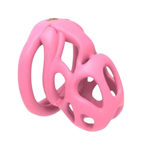 Cage chasteté plastique La Mini Rose