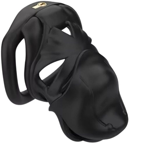 Cage de chasteté plastique Le Serpent Noir