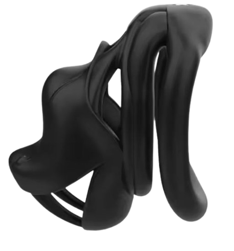 Cage de chasteté plastique Le Serpent Noir